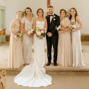 Nouvelle Amsale Dimanche Gown, Ivory, Size 4